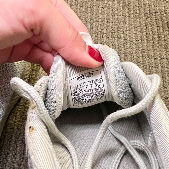 ASICS women’s running shoes distance grey teal sole cushion high size 7 eu 38 - Picture 6 of 7